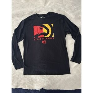 NBA Atlanta Hawks Long Sleeve T-Shirt Black XL
